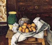 Paul Cezanne of still life with fruit oil painting reproduction